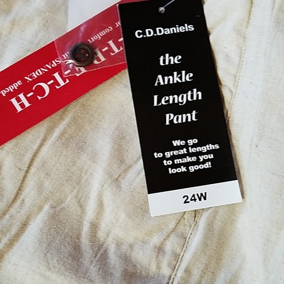 C D Daniels 24W Natural Spandex Ankle Length - Picture 2 of 6